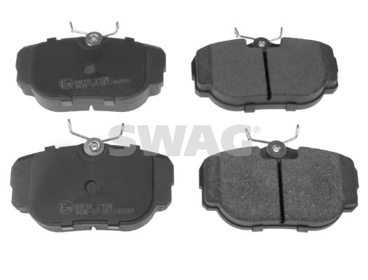 SWAG Комплект тормозных колодок, дисковый тормоз 22 91 6353