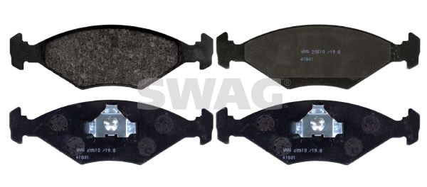 SWAG Комплект тормозных колодок, дисковый тормоз 30 11 6217