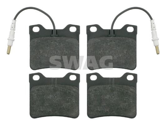 SWAG Комплект тормозных колодок, дисковый тормоз 62 91 6137