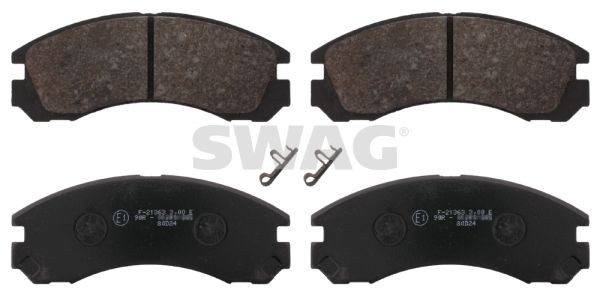 SWAG Комплект тормозных колодок, дисковый тормоз 80 91 6646
