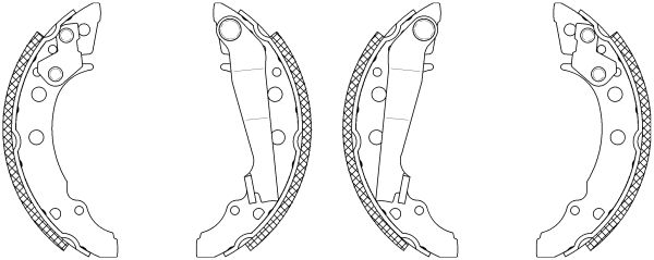 TEXTAR Комплект тормозных колодок 83018204