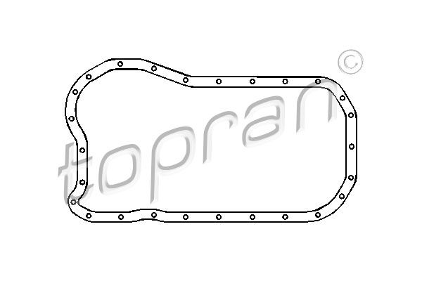 TOPRAN Прокладка, масляный поддон 100 098
