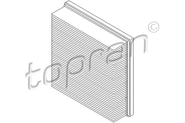 TOPRAN oro filtras 100 117