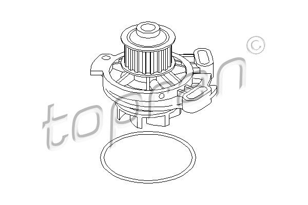 TOPRAN Водяной насос 100 140