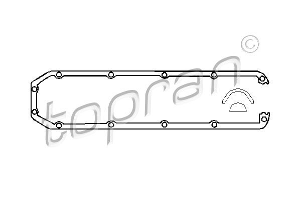 TOPRAN Комплект прокладок, крышка головки цилиндра 100 658