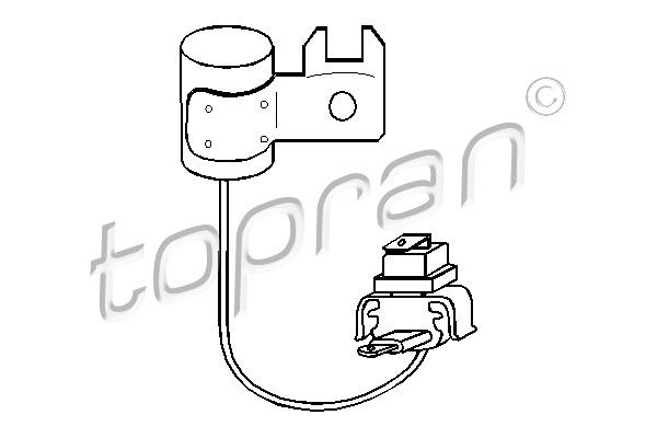TOPRAN Конденсатор, система зажигания 101 020
