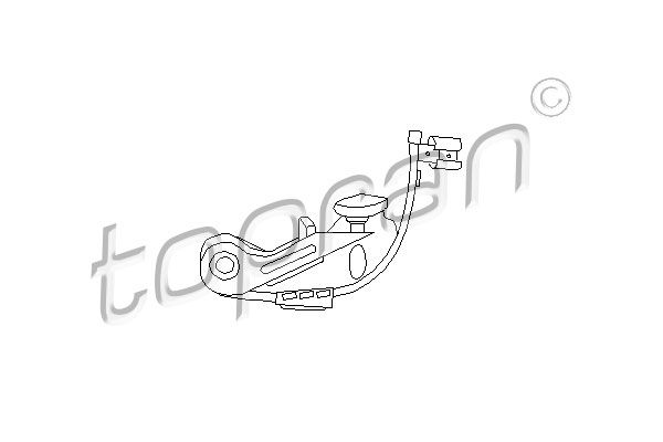 TOPRAN Контактная группа, распределитель зажигания 101 119