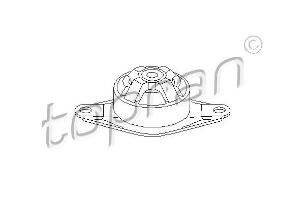 TOPRAN Подвеска, двигатель 103 648