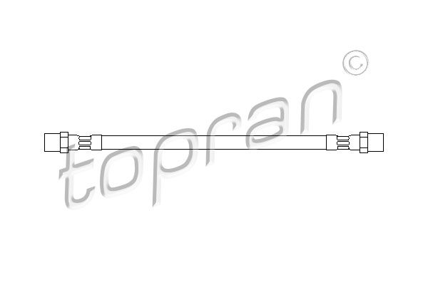 TOPRAN Тормозной шланг 103 699