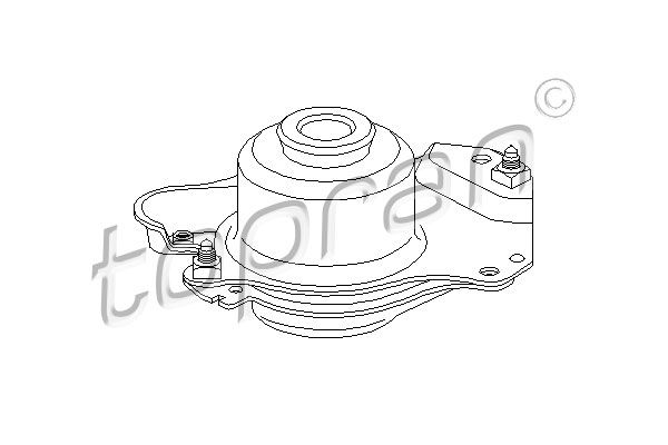 TOPRAN montavimas, neautomatinė transmisija 107 003