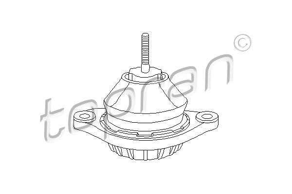 TOPRAN variklio montavimas 107 061