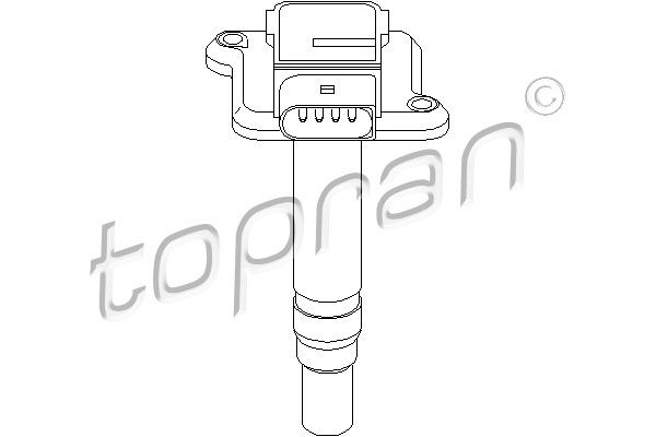 TOPRAN Катушка зажигания 109 540