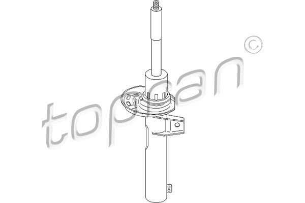 TOPRAN Амортизатор 110 158