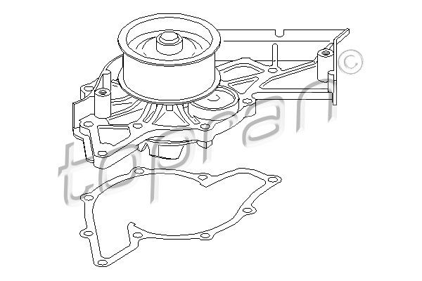 TOPRAN Водяной насос 110 496