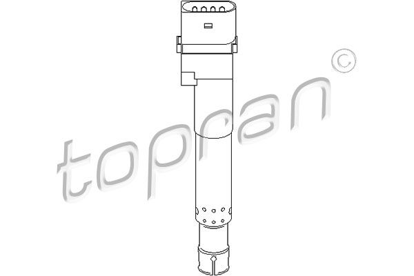 TOPRAN Катушка зажигания 110 921