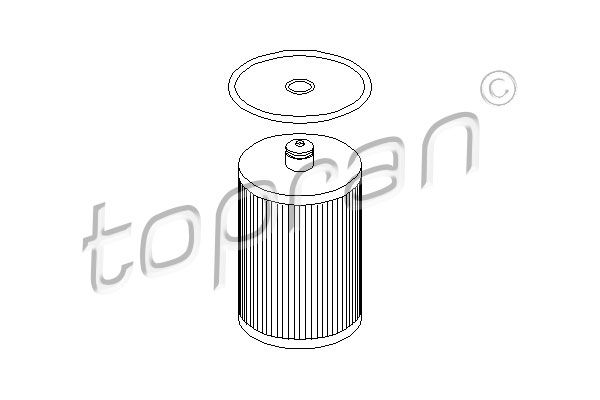 TOPRAN Топливный фильтр 111 167