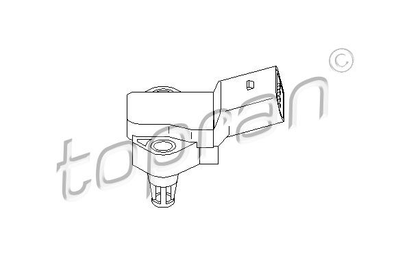 TOPRAN Датчик, давление во впускной трубе 111 421