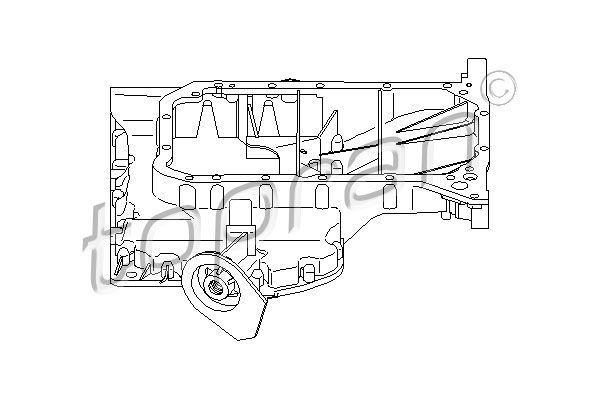 TOPRAN Масляный поддон 112 340
