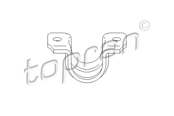 TOPRAN Кронштейн, подвеска стабилизато 113 412