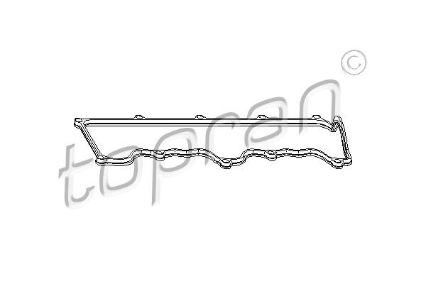 TOPRAN Прокладка, крышка головки цилиндра 201 128