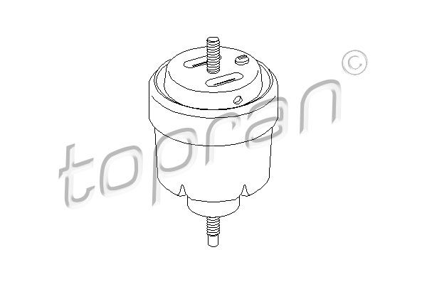 TOPRAN variklio montavimas 205 164