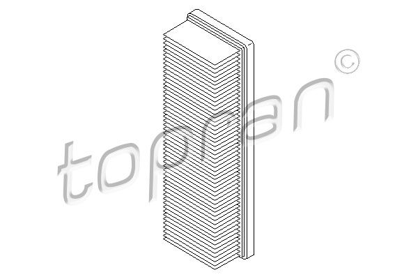 TOPRAN oro filtras 207 026