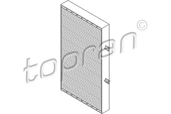 TOPRAN filtras, salono oras 207 035