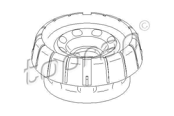 TOPRAN Опора стойки амортизатора 207 501