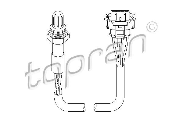 TOPRAN Лямбда-зонд 207 877