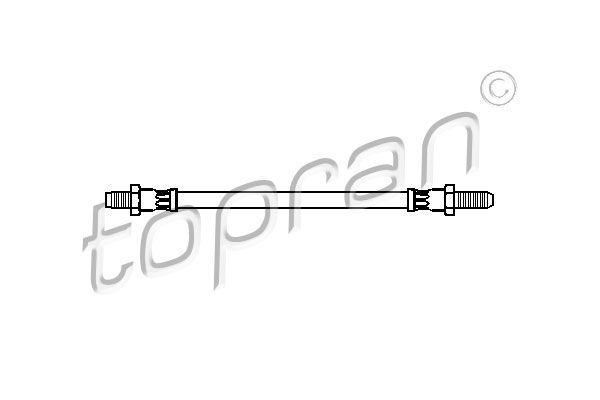 TOPRAN Тормозной шланг 300 330