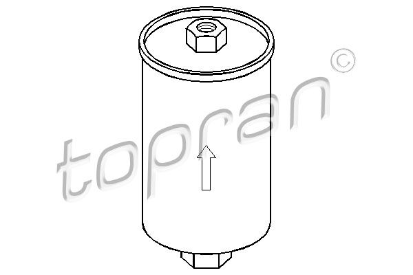 TOPRAN Топливный фильтр 300 531