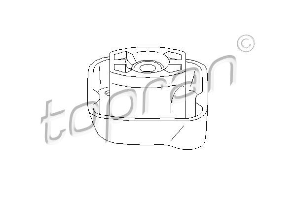 TOPRAN Подвеска, двигатель 400 042