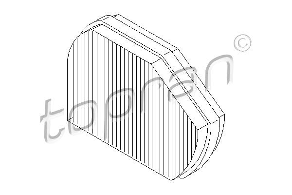 TOPRAN filtras, salono oras 400 203