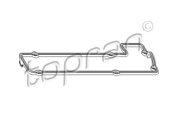 TOPRAN Прокладка, крышка головки цилиндра 400 930