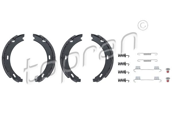 TOPRAN Комплект тормозных колодок, стояночная тормозная с 401 025