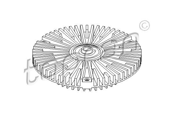 TOPRAN sankaba, radiatoriaus ventiliatorius 401 184