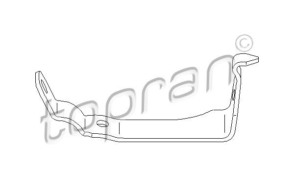 TOPRAN Кронштейн, подвеска стабилизато 401 496