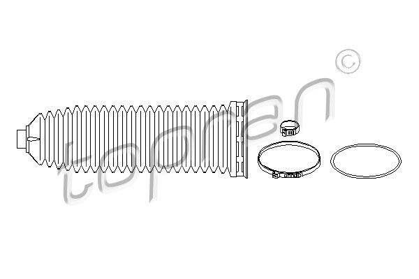 TOPRAN Комплект пыльника, рулевое управление 401 784
