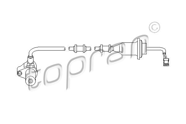 TOPRAN Датчик, частота вращения колеса 407 758