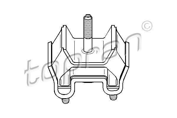 TOPRAN variklio montavimas 407 825