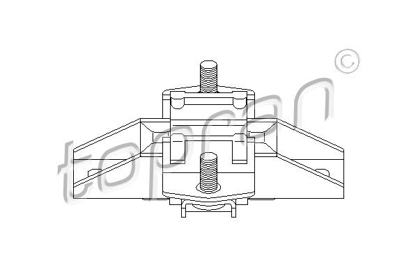 TOPRAN variklio montavimas 407 827