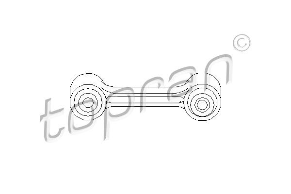 TOPRAN šarnyro stabilizatorius 500 162