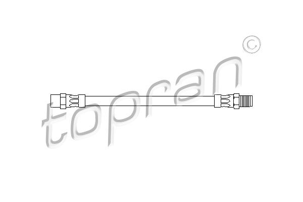 TOPRAN Тормозной шланг 500 204