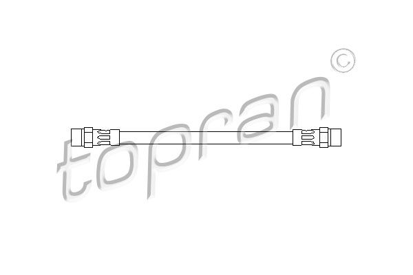 TOPRAN Тормозной шланг 500 205