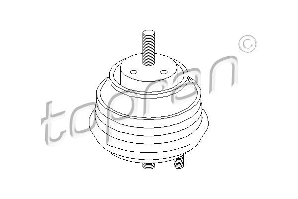 TOPRAN variklio montavimas 500 744