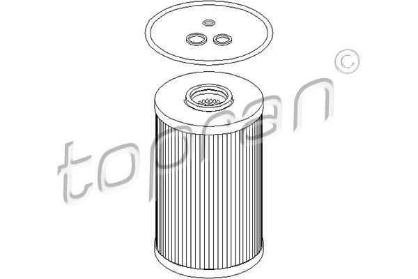 TOPRAN alyvos filtras 500 920