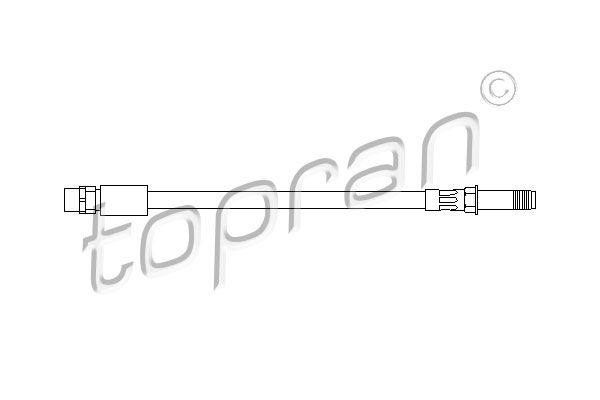 TOPRAN Тормозной шланг 501 128