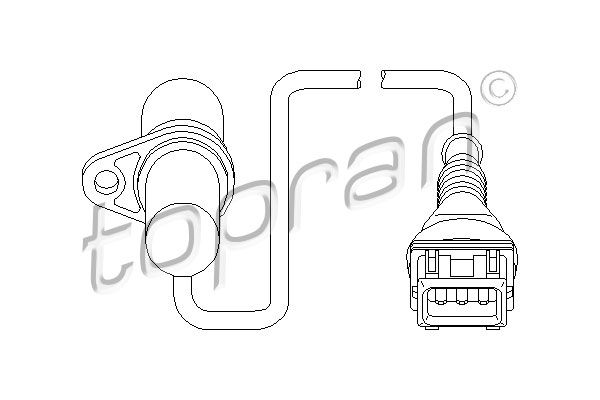 TOPRAN Датчик, положение распределительного вала 501 444