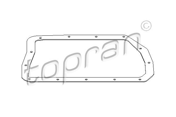 TOPRAN tarpiklis, automatinės pavarų dėžės alyvos karteri 501 746