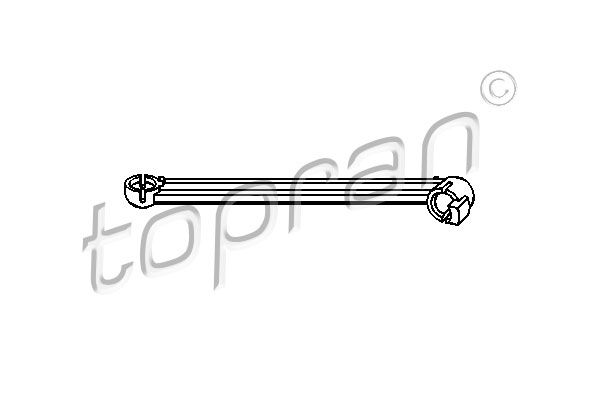 TOPRAN Рычаг управления подачей топлива, карбюратор 700 668